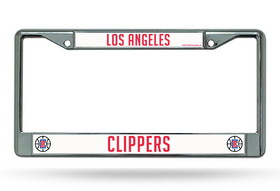 Los Angeles Clippers License Plate Frame Chrome