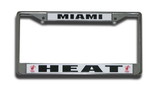 Miami Heat Chrome License Plate Frame