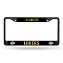 Los Angeles Lakers Chrome License Plate Frame - Black