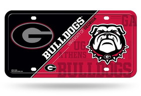 Georgia Bulldogs License Plate Metal
