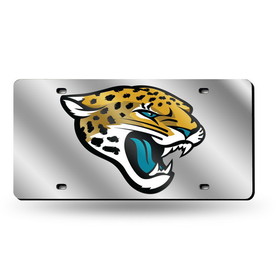 Jacksonville Jaguars License Plate Laser Cut Silver