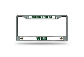 Minnesota Wild License Plate Frame Chrome