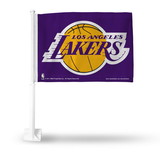 Los Angeles Lakers Flag Car Style Purple