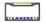Los Angeles Lakers License Plate Frame Chrome