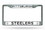 Pittsburgh Steelers License Plate Frame Chrome
