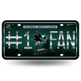 San Jose Sharks License Plate  - #1 Fan