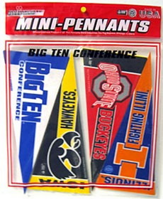 Big 10 Pennant Set Mini