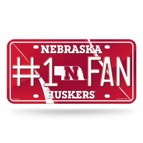 Nebraska Cornhuskers License Plate #1 Fan