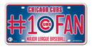 Chicago Cubs License Plate - #1 Fan