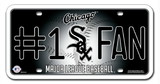 Chicago White Sox License Plate - #1 Fan