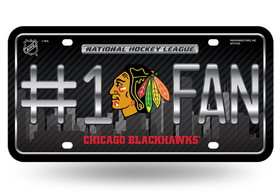 Chicago Blackhawks License Plate #1 Fan