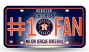 Houston Astros License Plate - #1 Fan