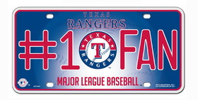 Texas Rangers License Plate #1 Fan