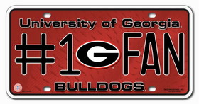 Georgia Bulldogs License Plate #1 Fan