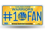 Golden State Warriors License Plate - #1 Fan
