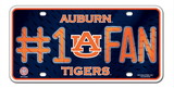 Auburn Tigers License Plate #1 Fan