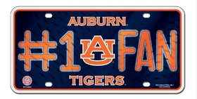 Auburn Tigers License Plate #1 Fan