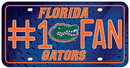 Florida Gators License Plate - #1 Fan