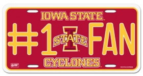 Iowa State Cyclones License Plate #1 Fan