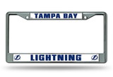 Tampa Bay Lightning License Plate Frame Chrome