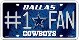 Dallas Cowboys License Plate #1 Fan