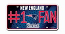 New England Patriots License Plate - #1 Fan