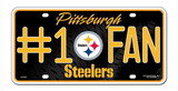 Pittsburgh Steelers License Plate - #1 Fan