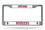 INDIANA HOOSIERS LICENSE PLATE FRAME CHROME