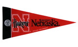 Nebraska Cornhuskers Pennant - Mini - Single - Script Logo