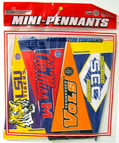 SEC Pennant Set Mini