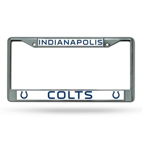 Indianapolis Colts License Plate Frame Chrome