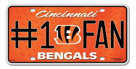 Cincinnati Bengals License Plate #1 Fan