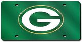 Green Bay Packers Laser Cut Green License Plate