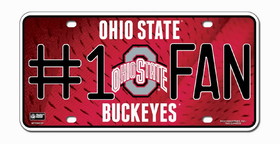 Ohio State Buckeyes License Plate #1 Fan