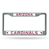 Arizona Cardinals License Plate Frame Chrome