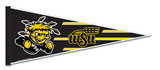 Wichita State Shockers Pennant 12x30 Carded Rico