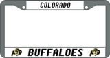 Colorado Buffaloes License Plate Frame Chrome