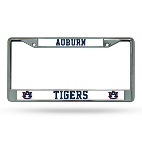 Auburn Tigers License Plate Frame Chrome