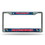 Kansas Jayhawks License Plate Frame Chrome