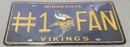Minnesota Vikings License Plate - #1 Fan