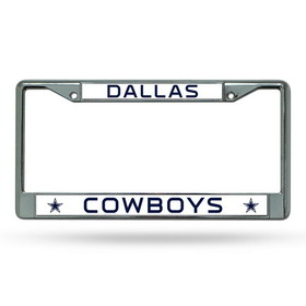 Dallas Cowboys License Plate Frame Chrome