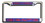 New York Giants Laser Cut Chrome License Plate Frame