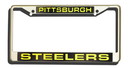 Pittsburgh Steelers Laser Cut Chrome License Plate Frame