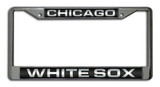 Chicago White Sox Laser Cut Chrome License Plate Frame
