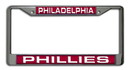 Philadelphia Phillies Laser Cut Chrome License Plate Frame