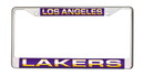 Los Angeles Lakers Laser Cut Chrome License Plate Frame