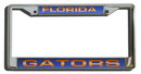 Florida Gators Laser Cut Chrome License Plate Frame