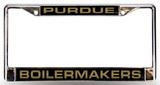Purdue Boilermakers Laser Cut License Plate Frame