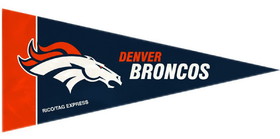 Denver Broncos Pennant Set Mini 8 Piece