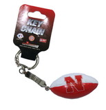 Nebraska Cornhuskers Keychain Lil Brats Script Logo